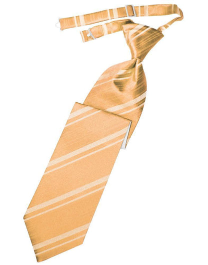 Striped Satin Kids Necktie-2