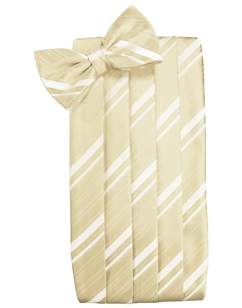 Kids Striped Satin Cummerbund-3