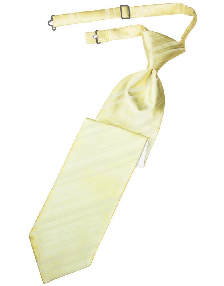 Striped Satin Kids Necktie-4