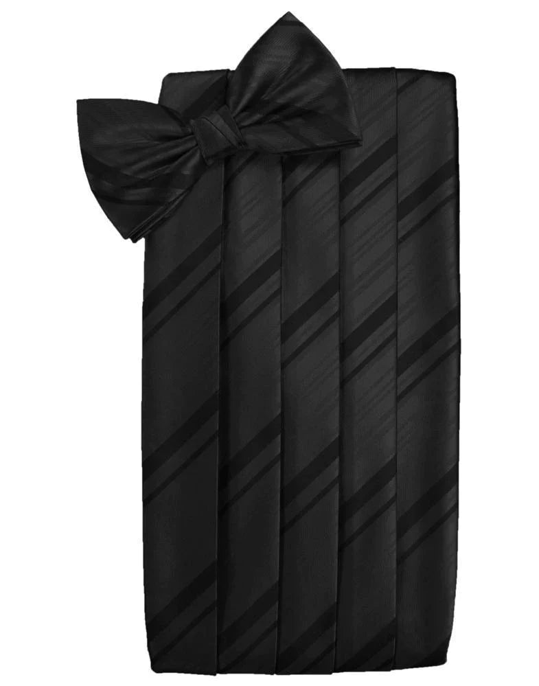 Kids Striped Satin Cummerbund-6