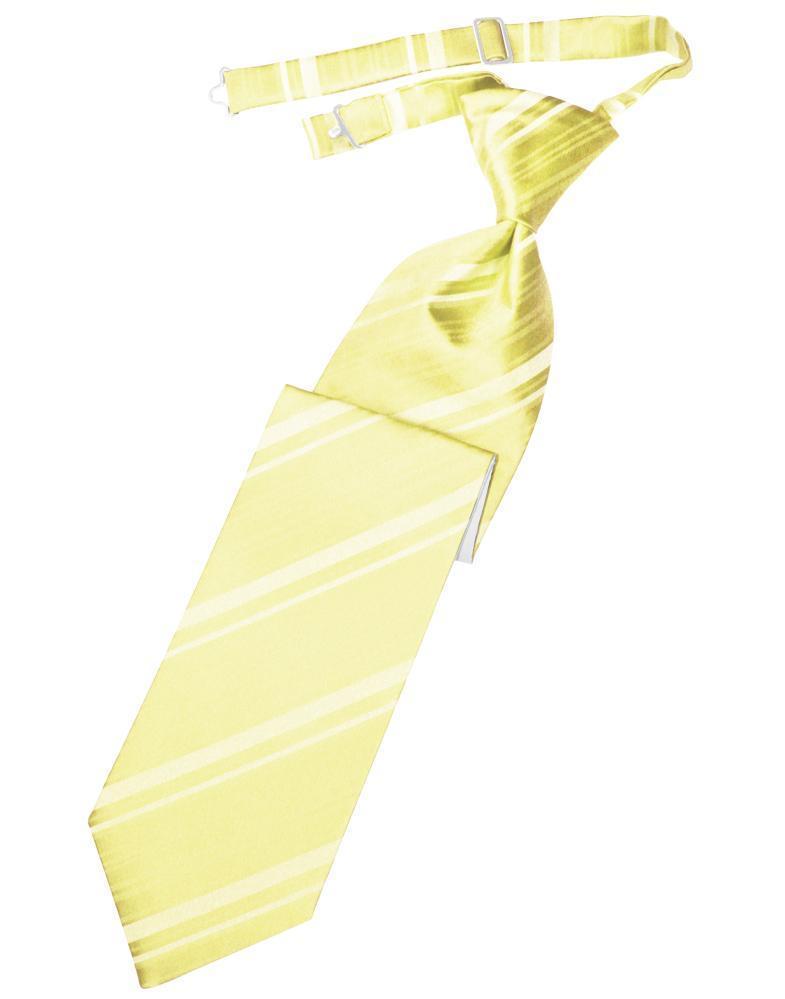 Striped Satin Kids Necktie-9