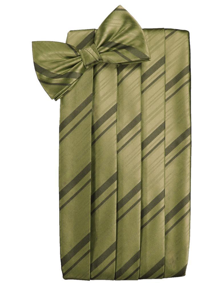 Kids Striped Satin Cummerbund-17