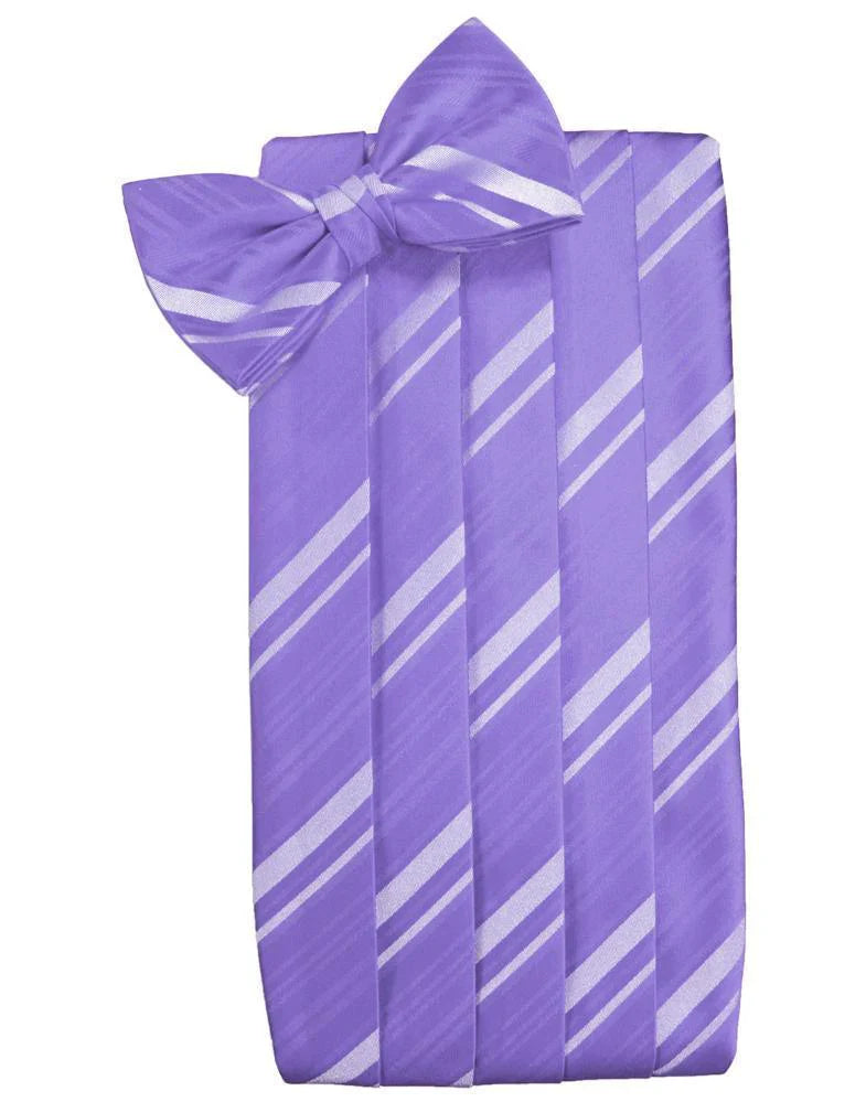 Kids Striped Satin Cummerbund-18