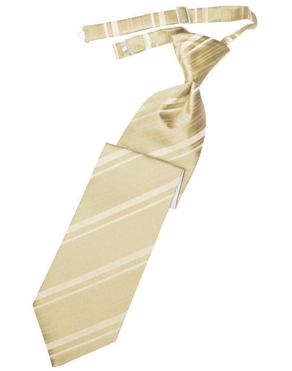 Striped Satin Kids Necktie-21