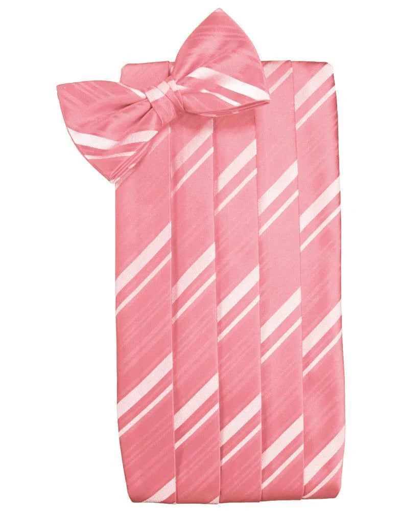 Kids Striped Satin Cummerbund-21