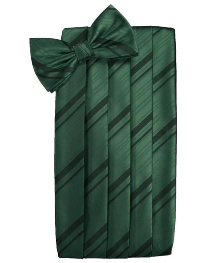 Kids Striped Satin Cummerbund-24