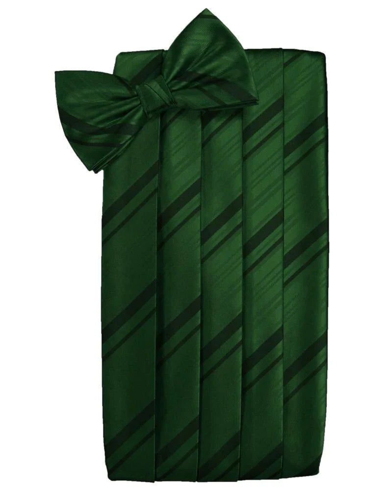 Kids Striped Satin Cummerbund-25