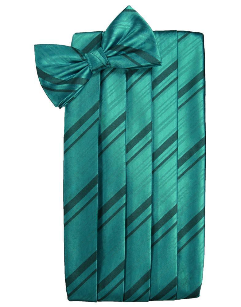 Kids Striped Satin Cummerbund-27