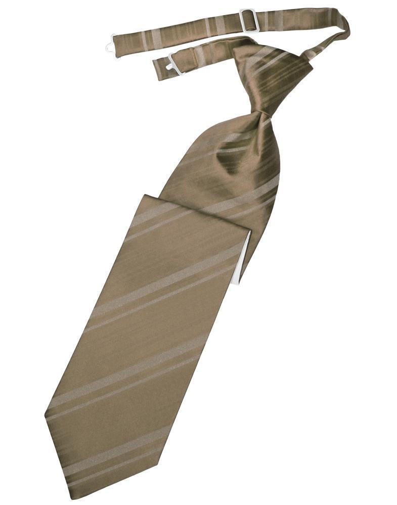 Striped Satin Kids Necktie-31