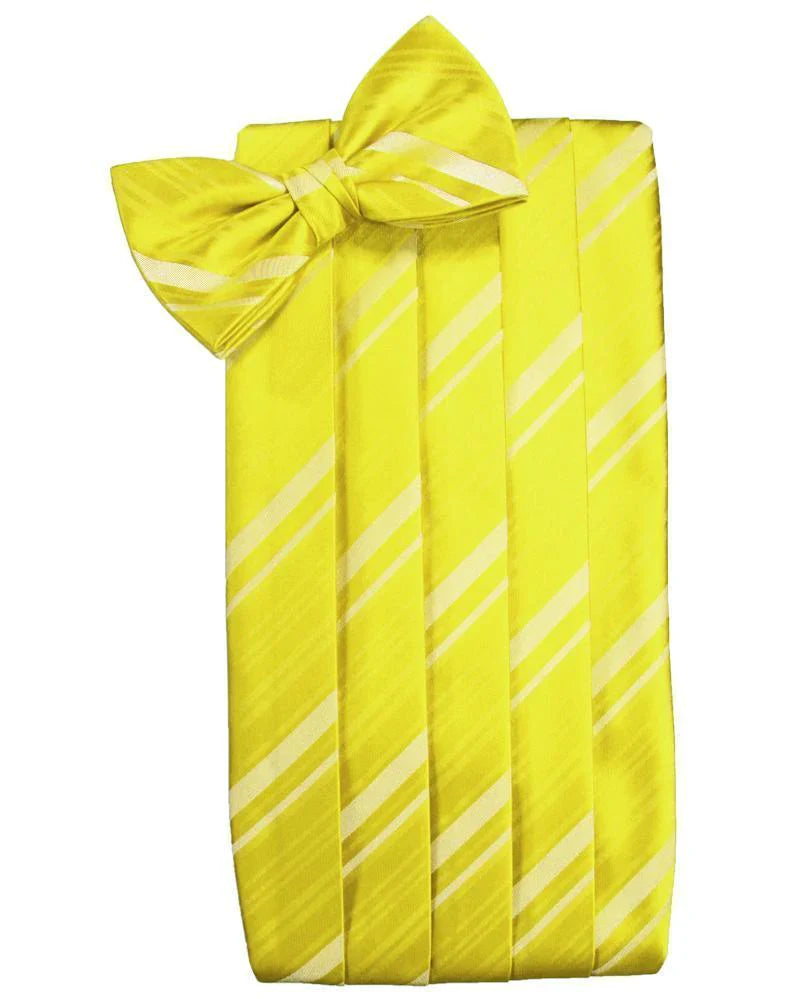 Kids Striped Satin Cummerbund-31