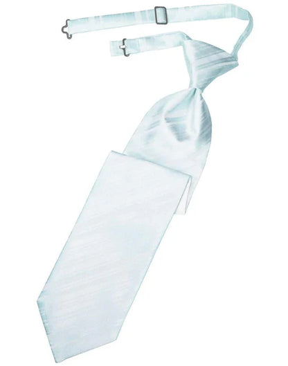 Striped Satin Kids Necktie-33