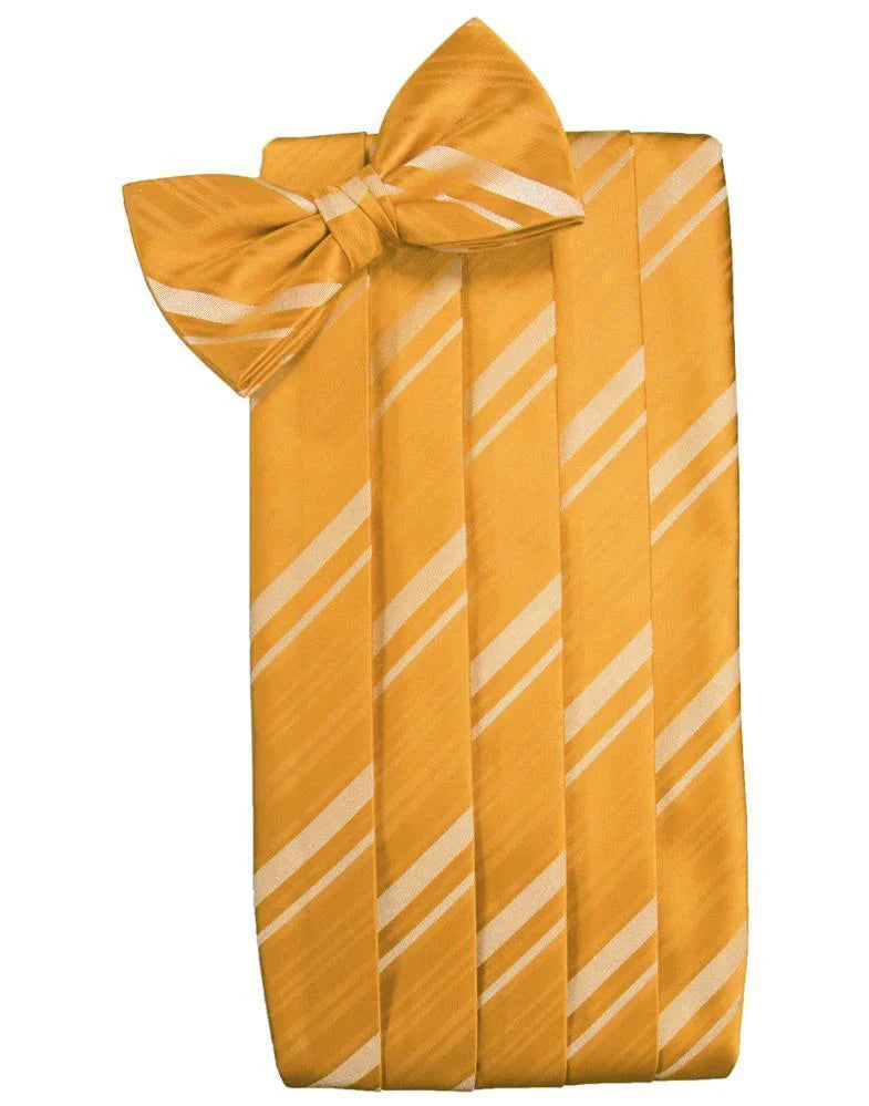 Kids Striped Satin Cummerbund-34