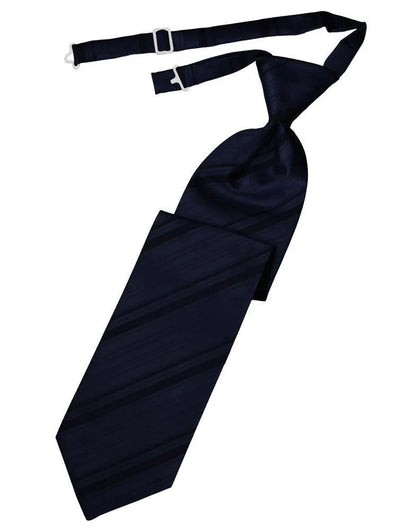 Striped Satin Kids Necktie-38