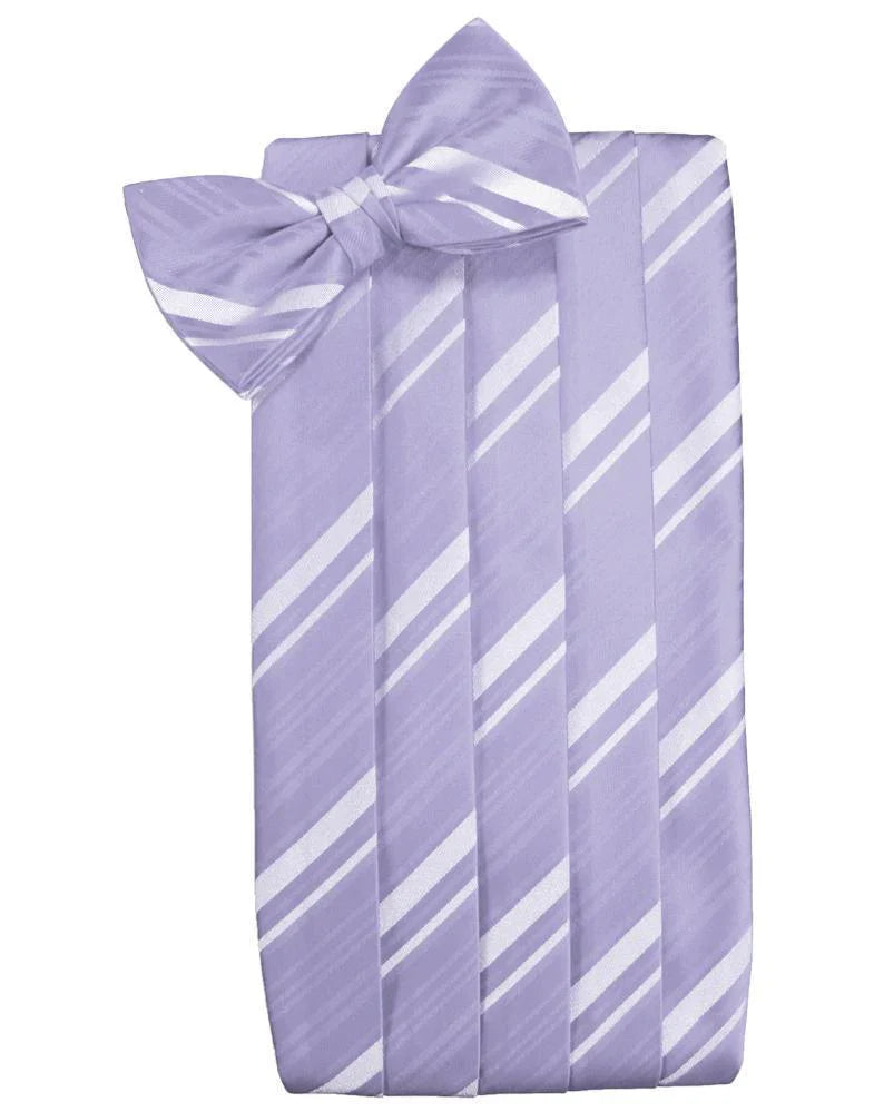 Kids Striped Satin Cummerbund-43