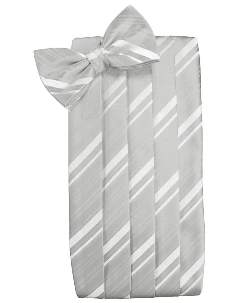 Kids Striped Satin Cummerbund-47