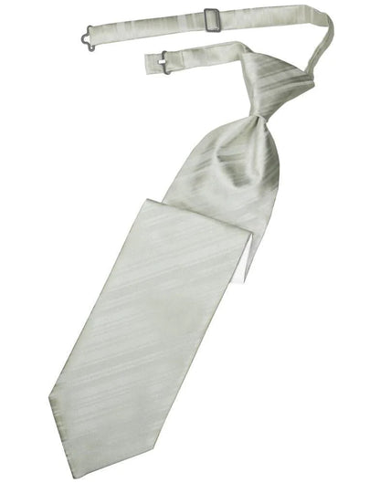 Striped Satin Kids Necktie-47