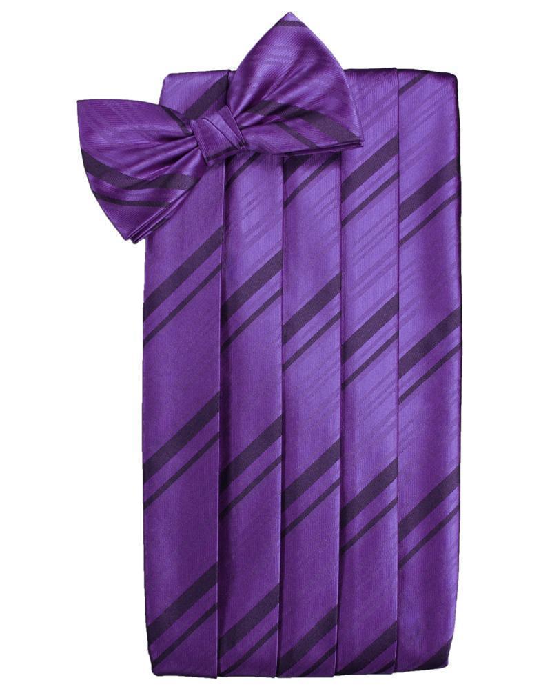 Kids Striped Satin Cummerbund-49