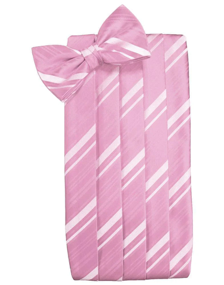 Kids Striped Satin Cummerbund-50