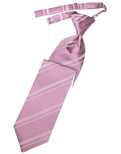 Striped Satin Kids Necktie-50