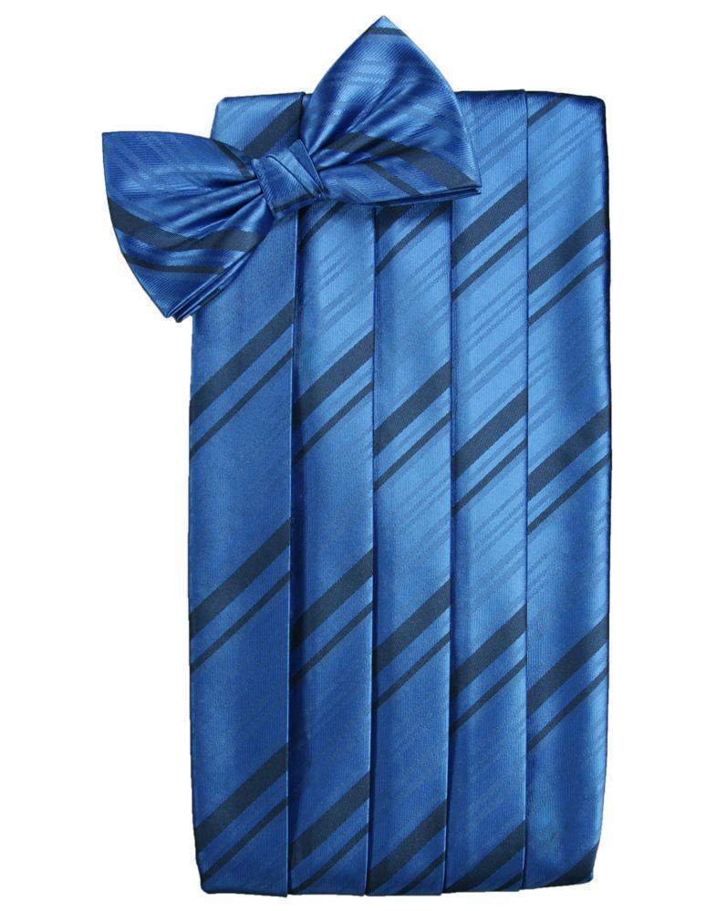 Kids Striped Satin Cummerbund-51