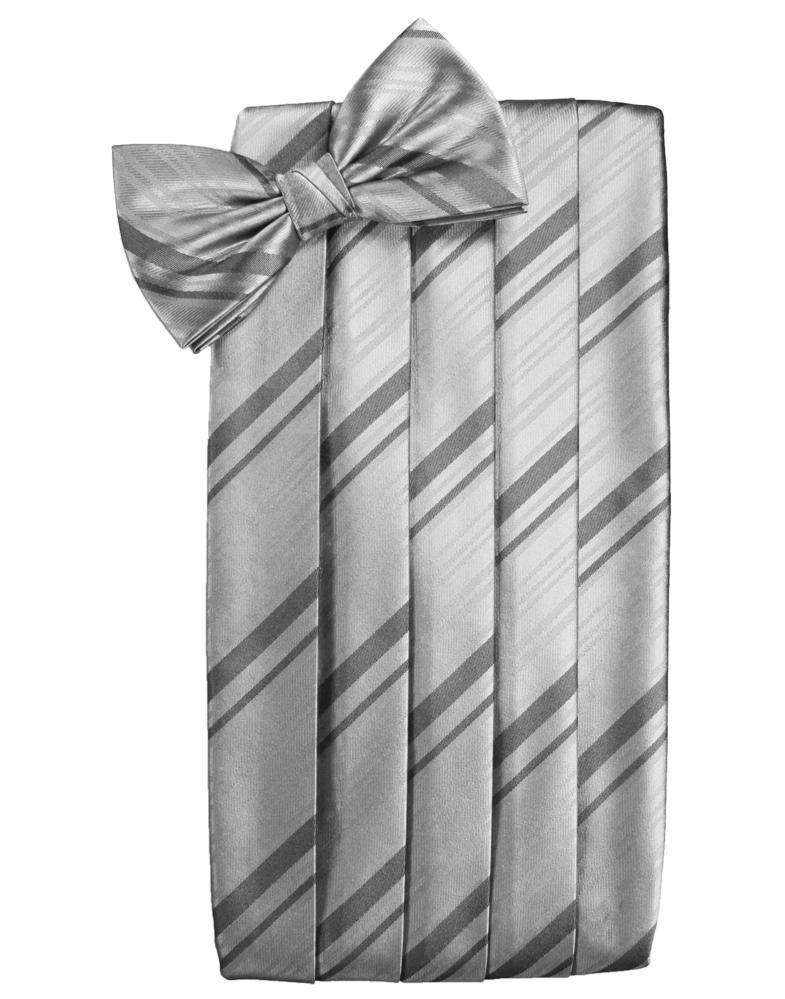 Kids Striped Satin Cummerbund-55