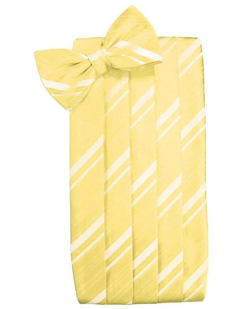 Kids Striped Satin Cummerbund-56