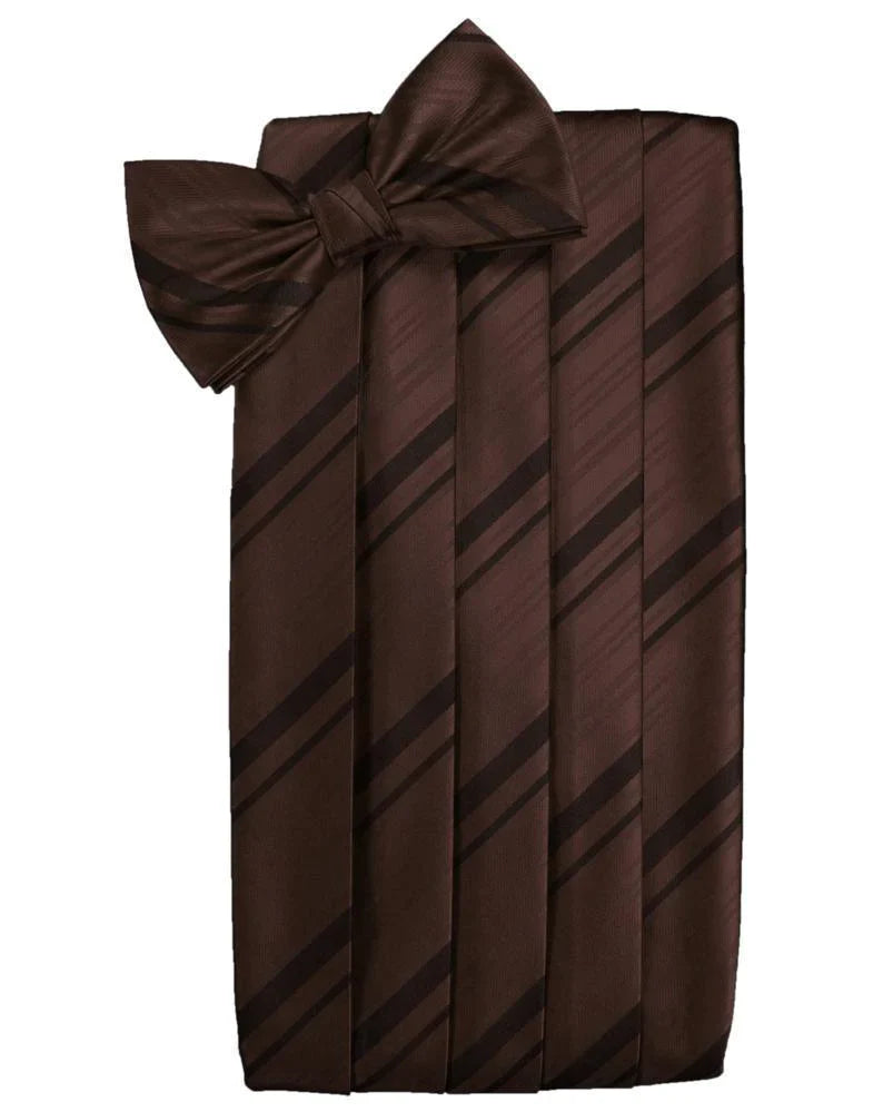 Kids Striped Satin Cummerbund-58