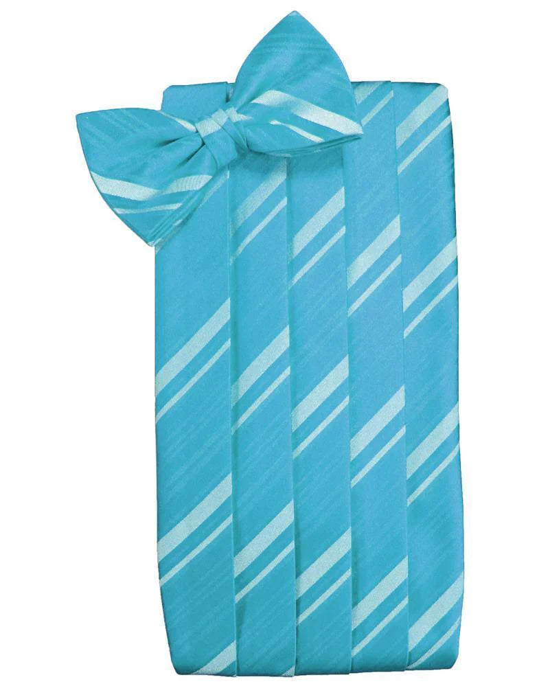 Kids Striped Satin Cummerbund-59