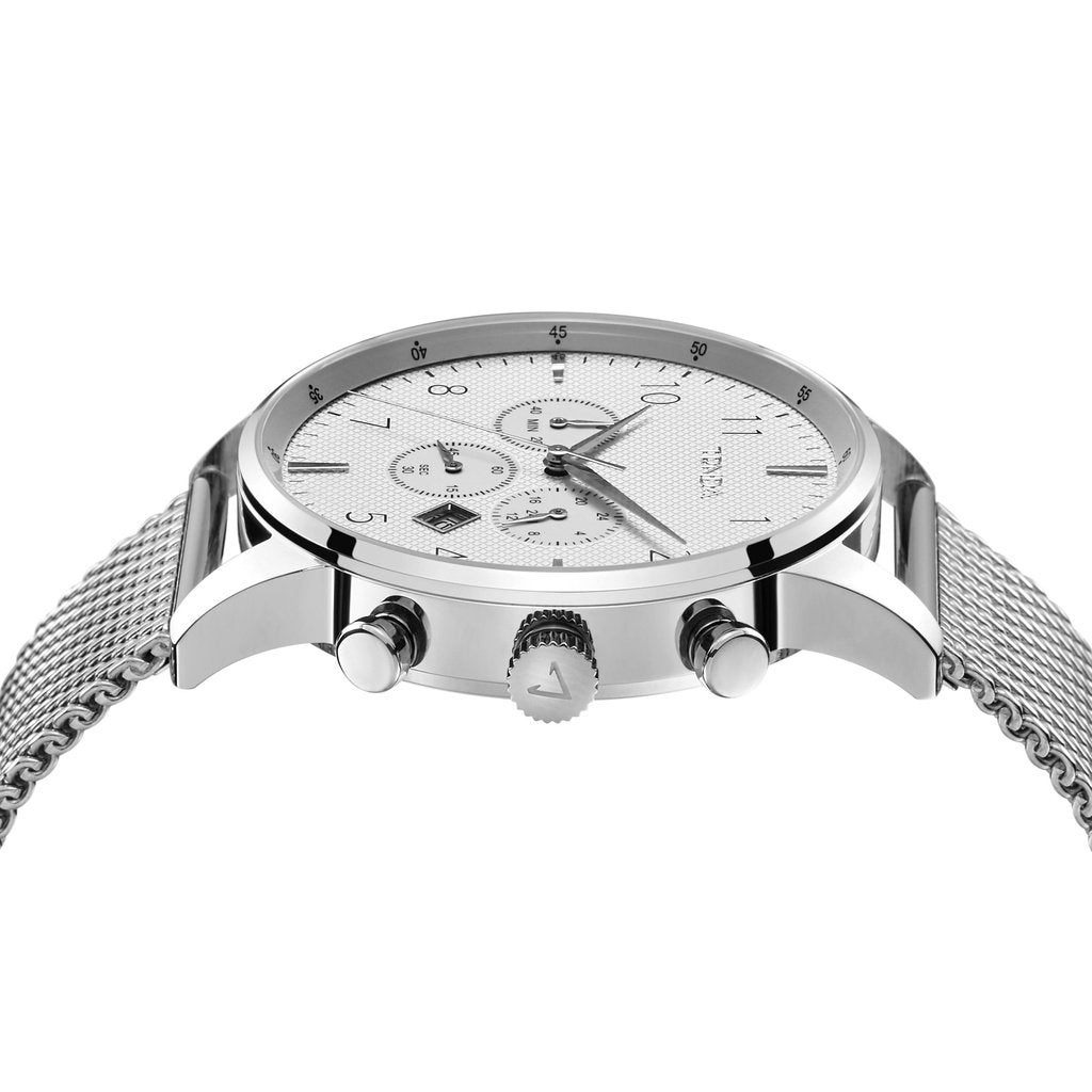 Trnda Stainless Steel Chronograph Men's Watch TR001G2M1-A13S-2