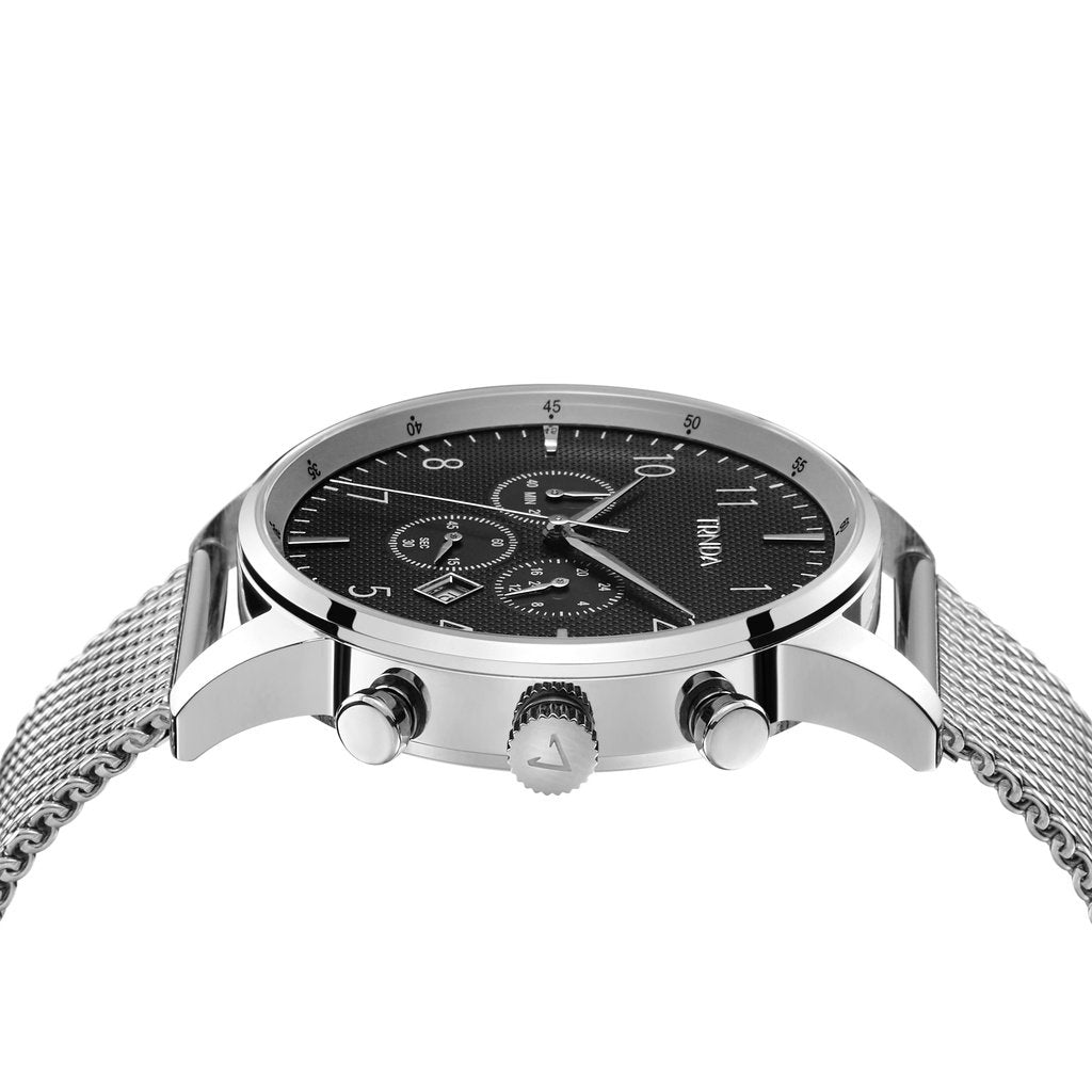 Trnda Stainless Steel Chronograph Men's Watch TR001G2M1-A6S-2