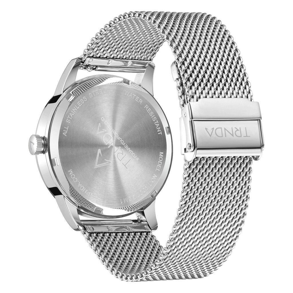 Trnda Stainless Steel Men's Watch TR002G5M1-B12S-3