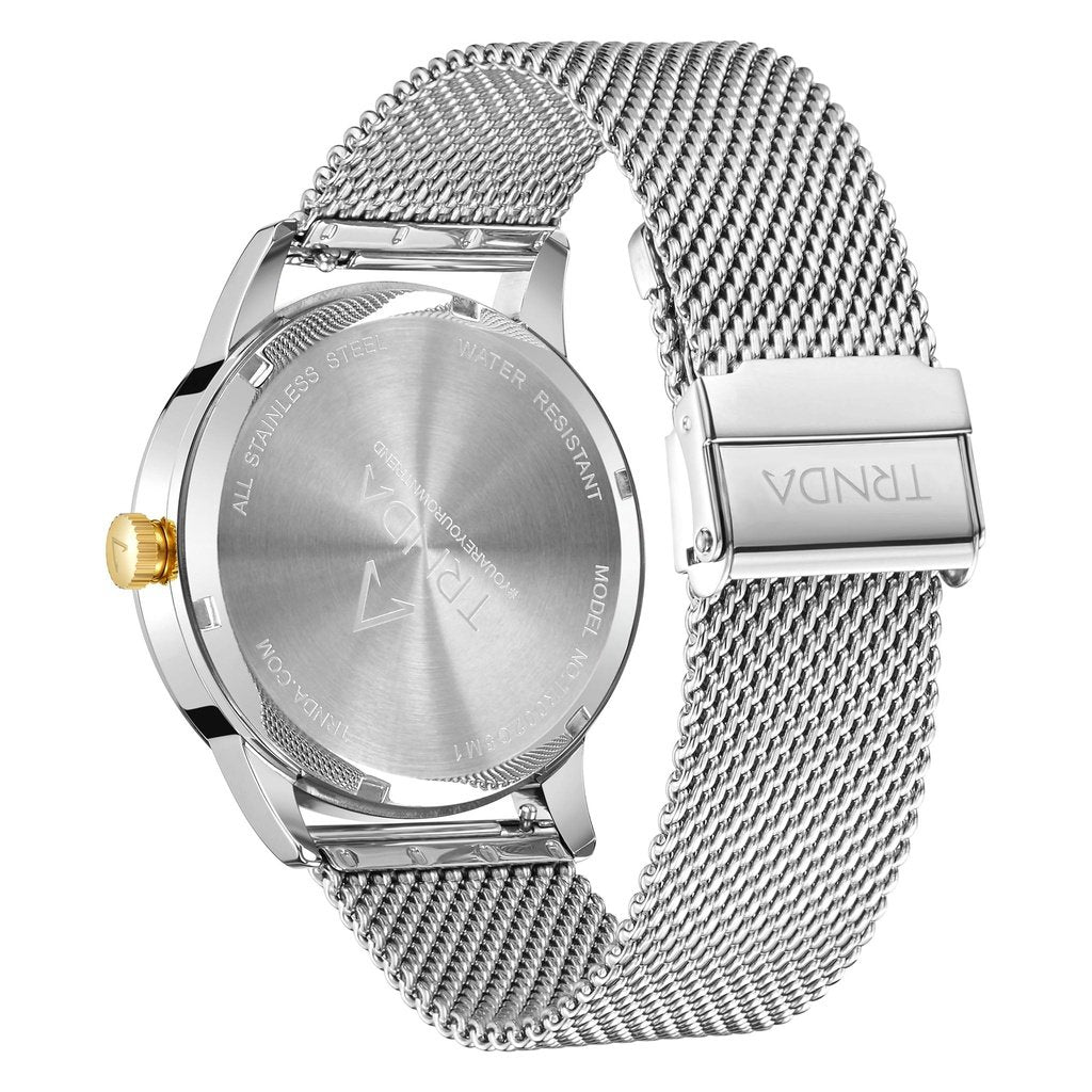 Trnda Stainless Steel Men's Watch TR002G5M1-B8S-2