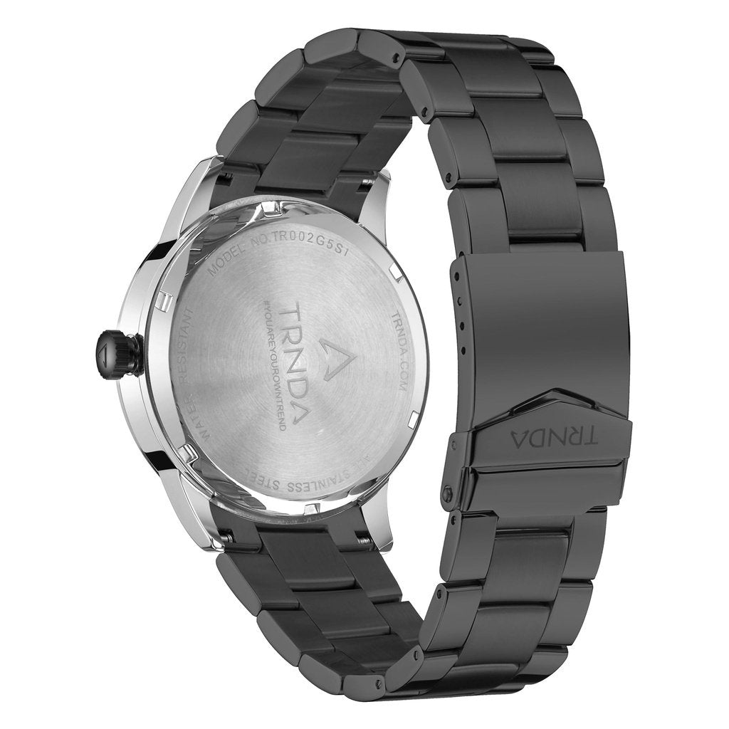 Trnda Stainless Steel Men's Watch TR002G5S1-B10B-2