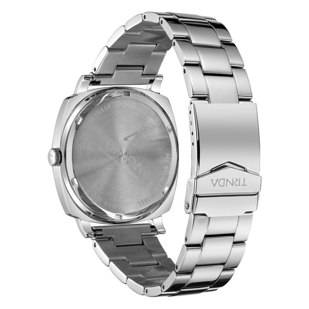 Trnda Stainless Steel Men's Watch TR003G5S1-C10S-3