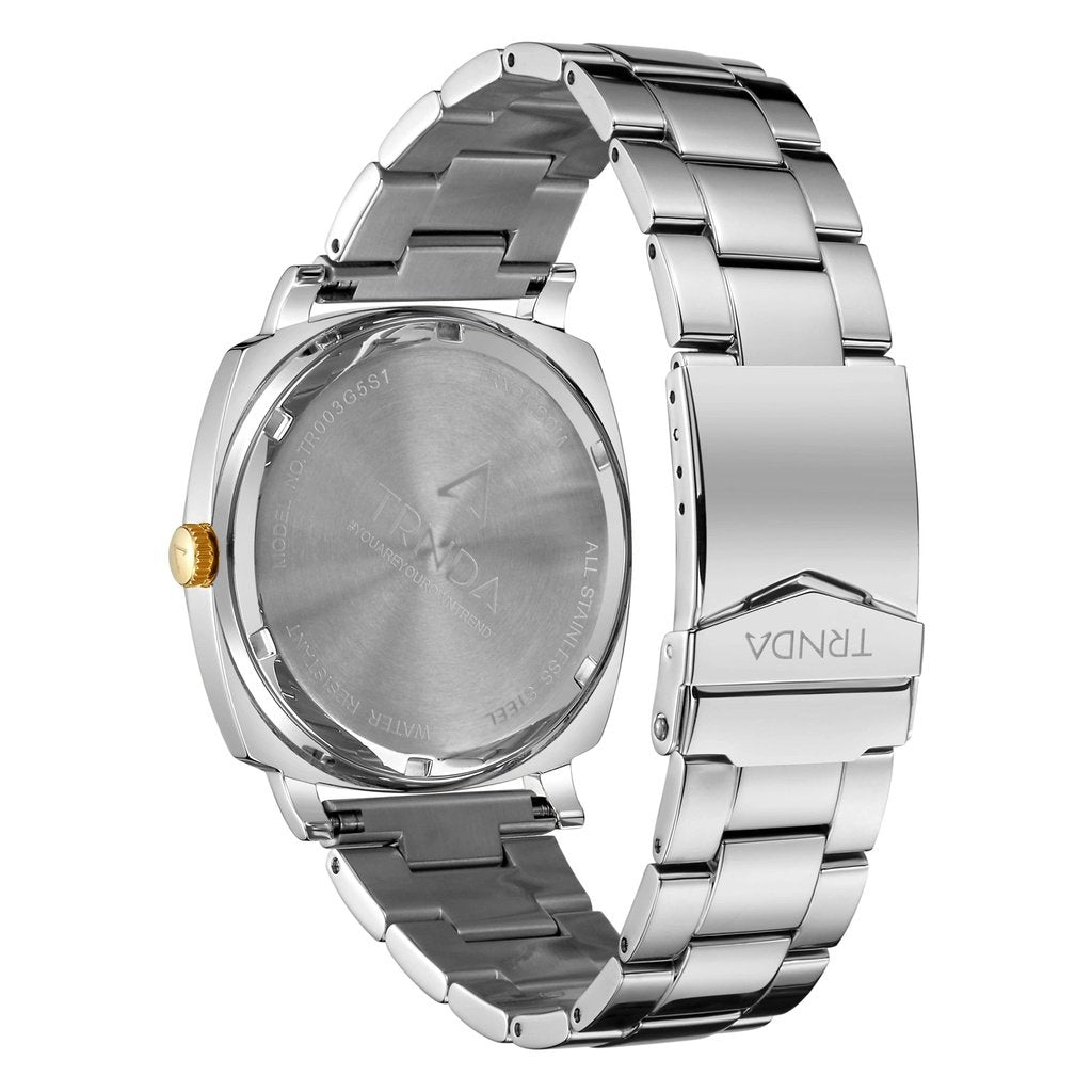 Trnda Stainless Steel Men's Watch TR003G5S1-C3S-3