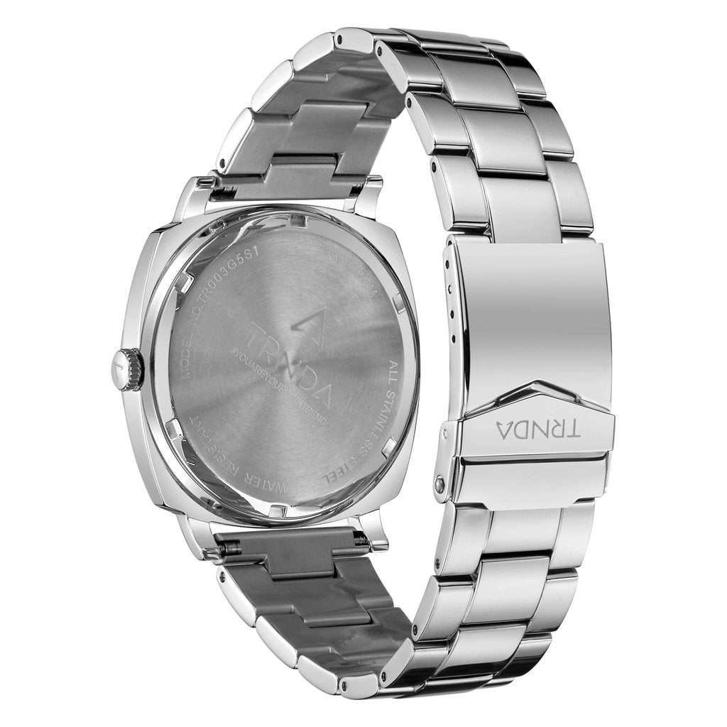 Trnda Stainless Steel Men's Watch TR003G5S1-C7S-3