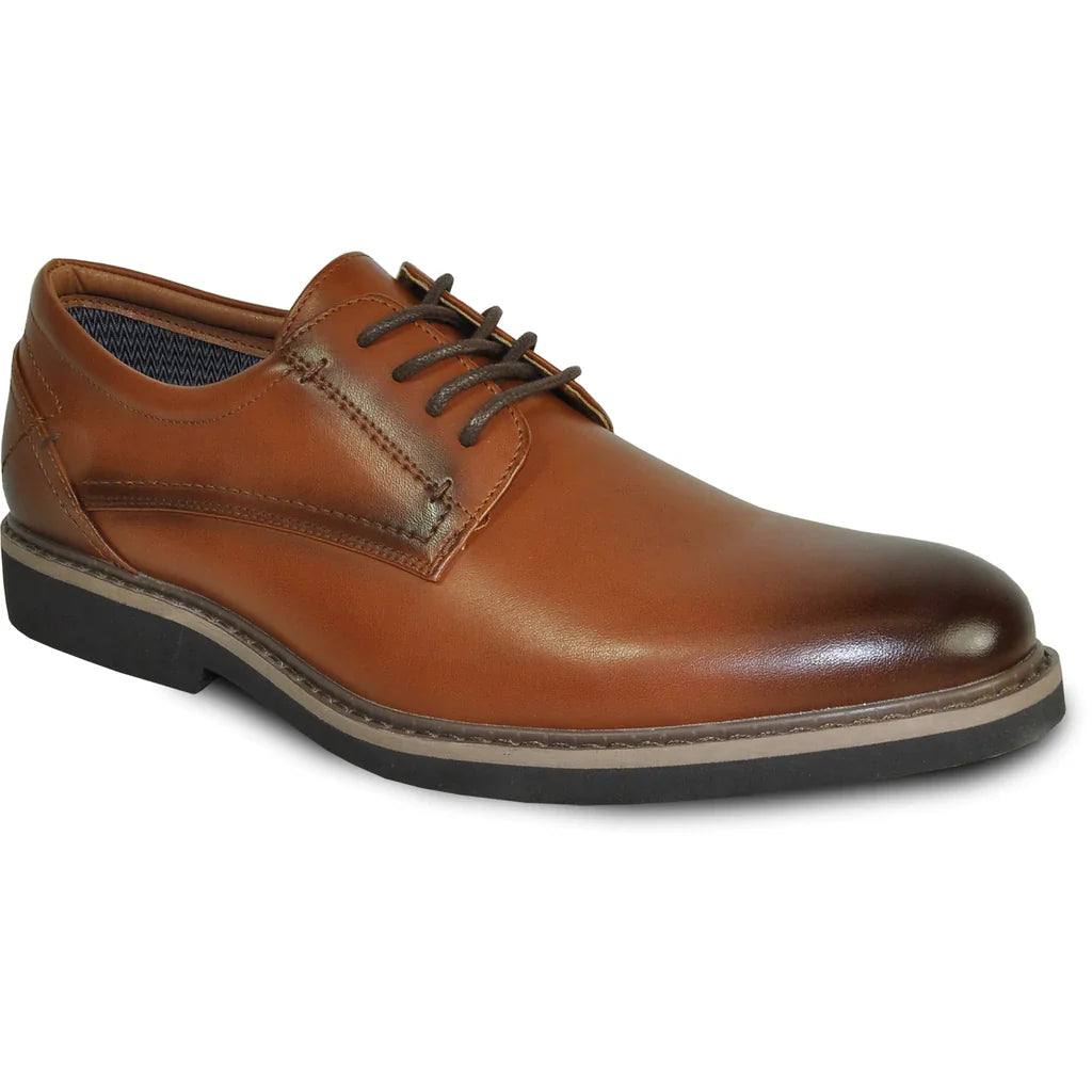 "Vallo-1P" Brown Matte Vangelo Tuxedo Shoes-0