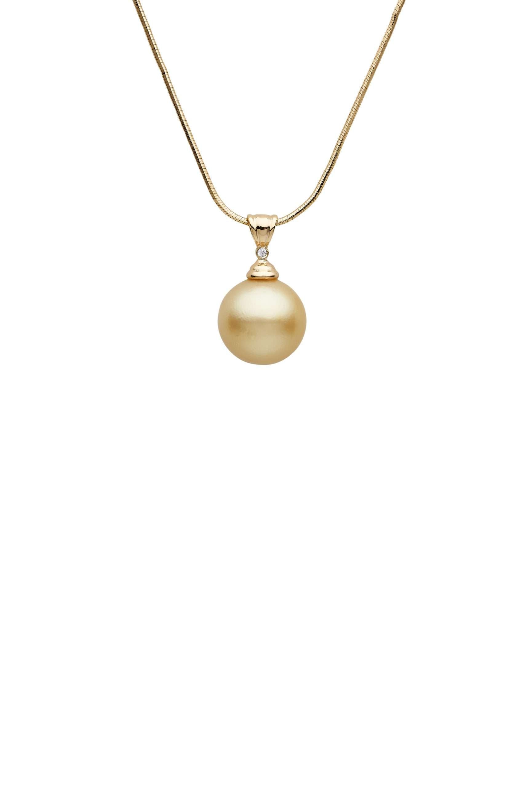 South Sea Gold Pearls Docklands Pendant 15 mm AAA-0