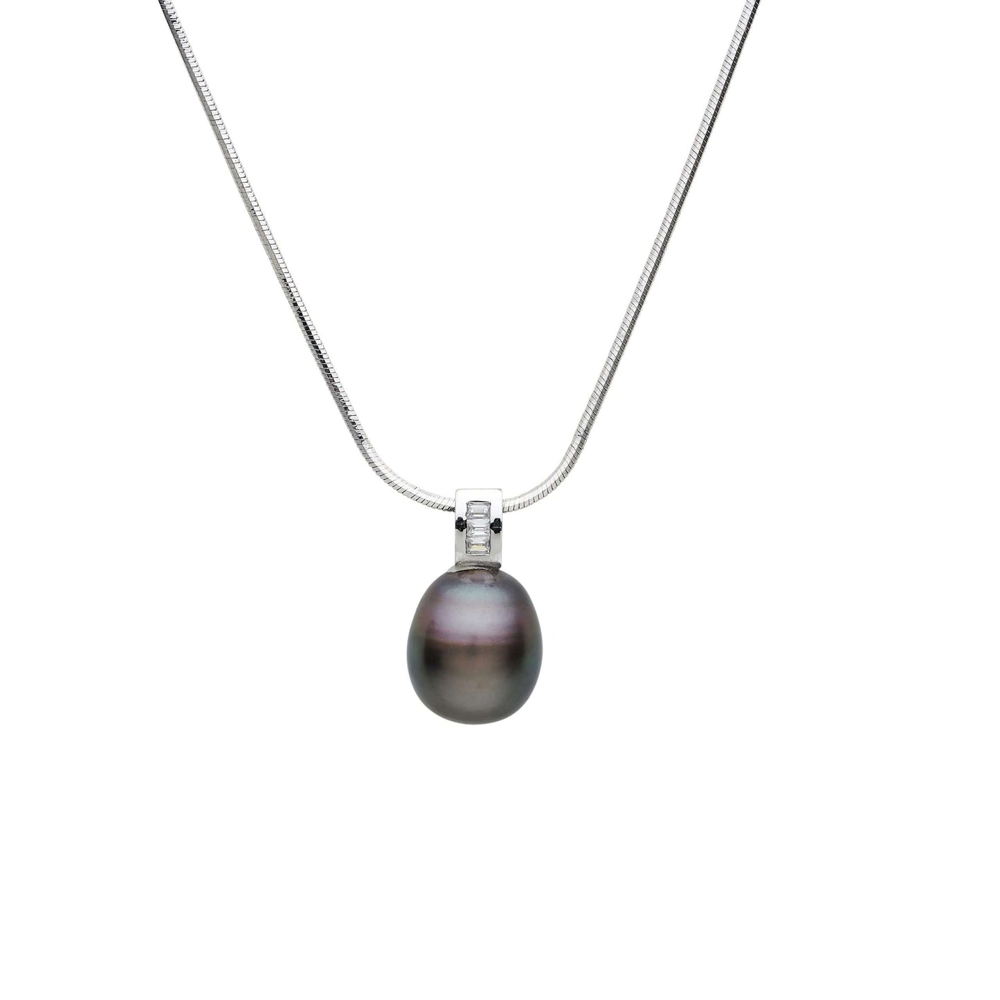 Tahitian Black Pearl Elsternwick Pendant 12-13 mm AAA-0