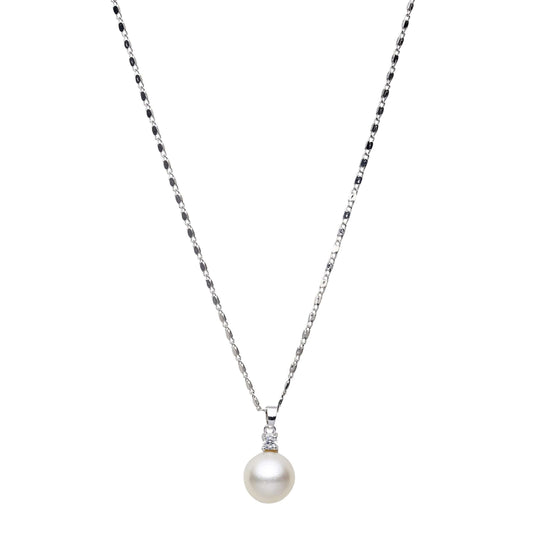 South Sea White Pearls Burnley Pendant 12-13 mm AAA-0