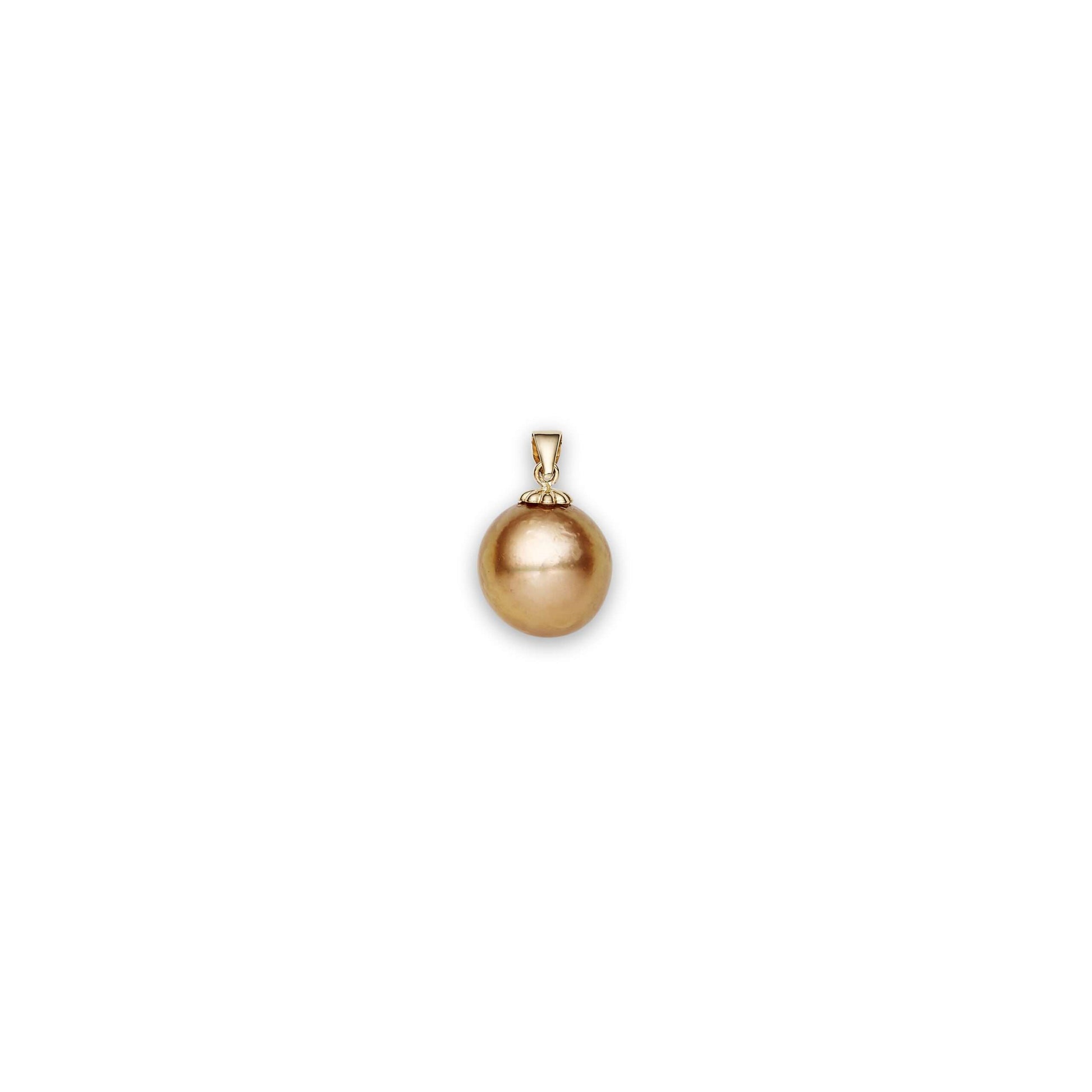 South Sea Gold Pearls Dural 14ct Gold Pendant 12-13 mm AAA-0