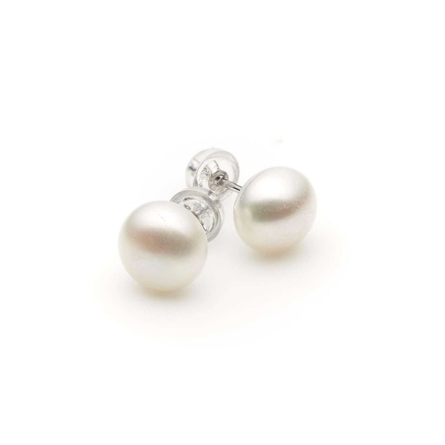 Freshwater White Pearls Esperance Earrings 8-9 mm AAA-0