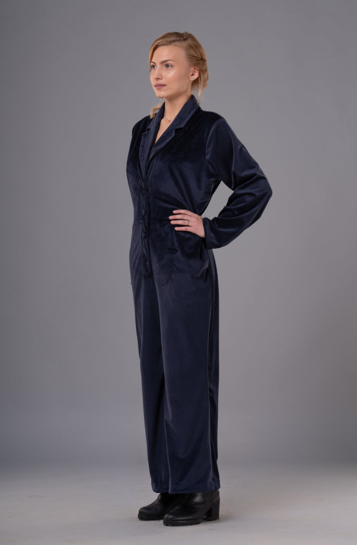 Velvet Jumpsuit-2