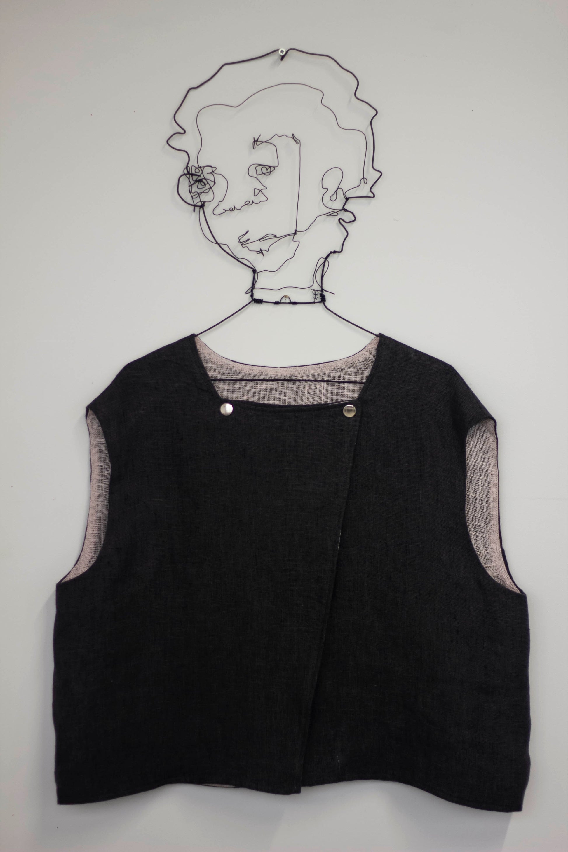 100% Linen Reversible Vest-0