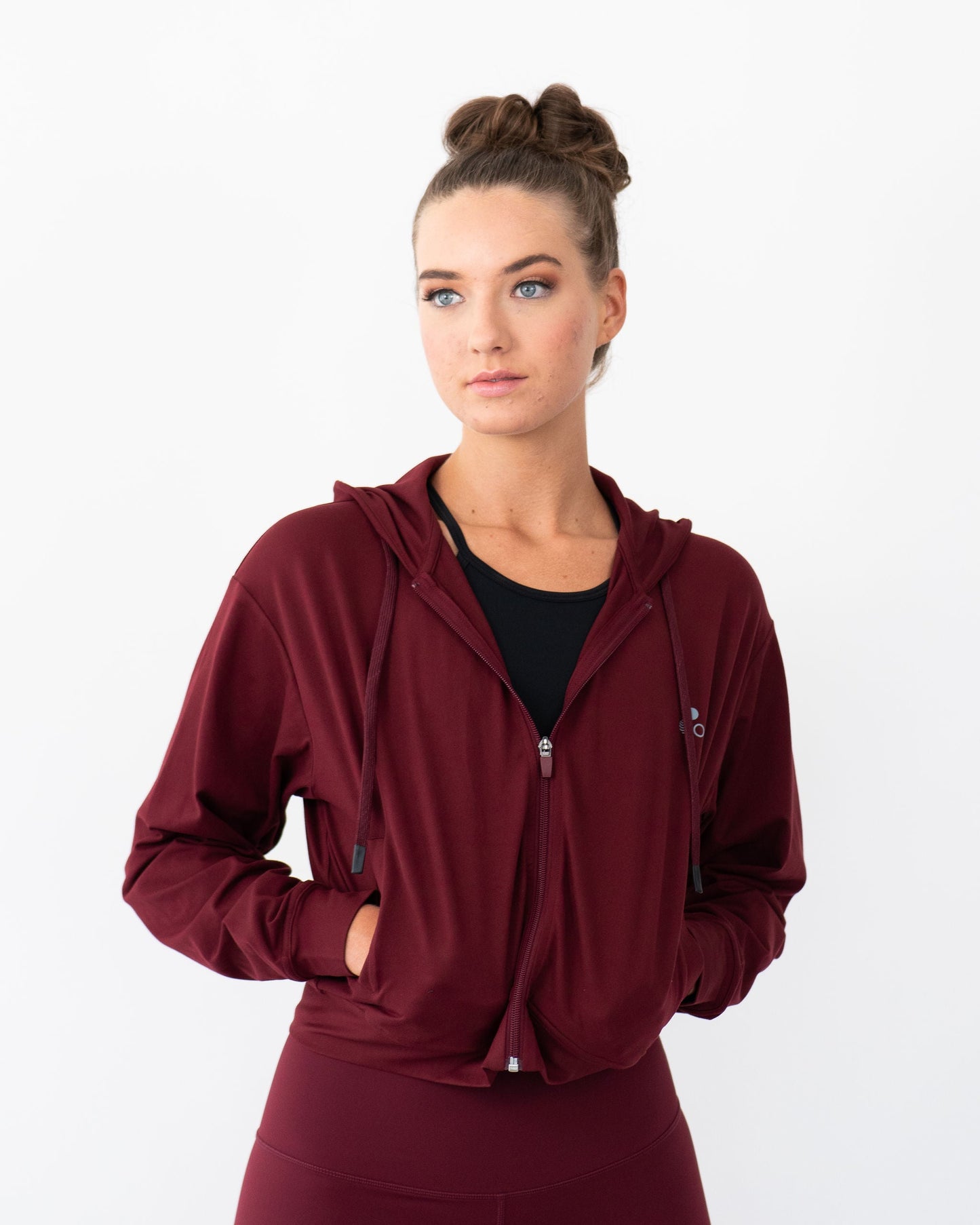 Zola Vivid Crop Hoodie-3