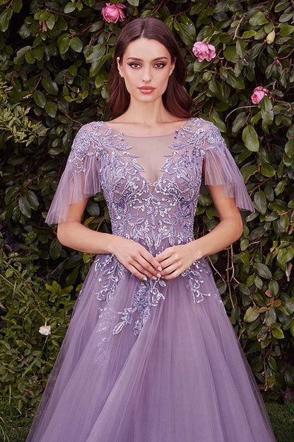 Estate Floral Tulle Gown-1