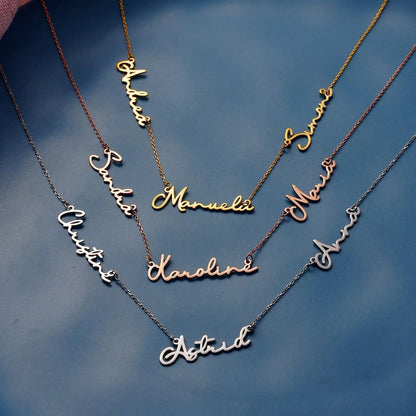 Multiple Name Necklace - personalized name necklace-2