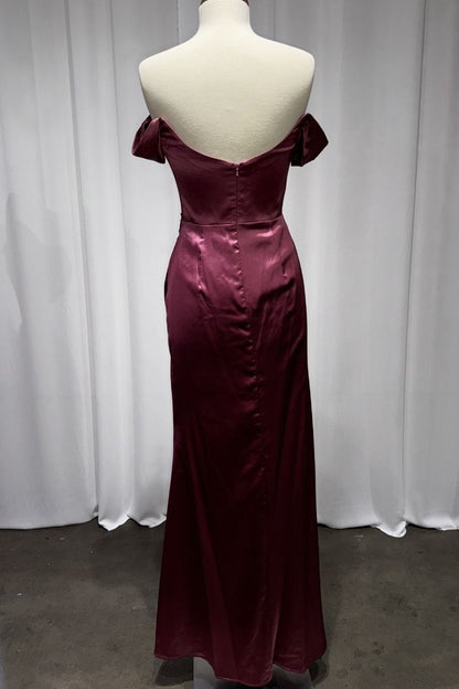 Satin Fitted Dress-1