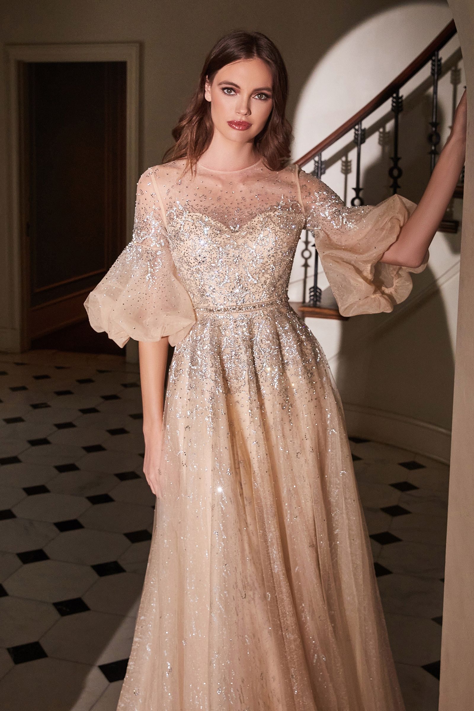 Champagne Ball Gown-2