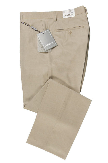 "Bradley" Tan  Luxury Wool Blend Suit Pants-0